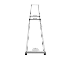 HazLope Rail de Guidage pour Tronçonneuse 106 Pouces, Guide Sciage Bûches Aluminium avec 4 Renforts, Équerre Coupe Planche Réglable pour Transformation Bois