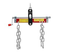 HazLope Support Moteur 900 kg, Équilibreur de Moteur avec Chaînes, Palonnier Moteur Réglable pour Atelier, Lève Moteur Acier Carbone avec Manivelle de Micro-Réglage pour Garage Mécanique