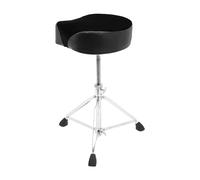 HazLope Tabouret Batterie Pliant Hauteur Réglable 45-68cm, Siège Musicien Ergonomic Rembourré, Tabouret Clavier Percussion avec Pieds Antidérapants, Support 100kg pour Répétition Scène Studio