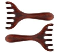 HAZMA 2 Peignes De Massage Des Méridiens De La Tête, Pour Le Soin De La Tête. Masseur Tete Cheveux, Masseur Corporel Multifonction, Massage Cranien, Massage Tete Cuir Chevelu