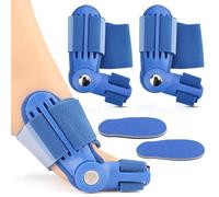 HAZMA 2 Pièces Hallux Valgus Orthese Corrective, Kit De Correction Pour Hallux ValgusA, Orthèses Pour Hallux Valgus, Sangle Pour L'Épitact Hallux Valgus, A(Bleu) Excellent