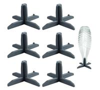 HAZMA 6 Pièces Égouttoir Biberons Pliable, Égouttoirs Pour Bouteilles,Seche Biberon Bebe Compatible Avec Carafe En Verre Sodastream Et Bouteille Sodastream Verre (gris)
