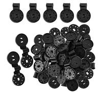 Hazrcvr Clips de Fixation Pour Bache 50 Pièces Clips pour Toile D'ombrage Clip Spécial avec Œillet en Plastique Clip de Fixation pour Brise Vue Pince Étau Pour Abris