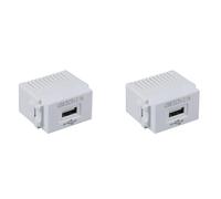 Haztholf 2X Panneau de Chargement pour TéLéPhone Portable Module d'alimentation USB Prise 220 V Transformateur 5 V 2,1 Une Adaptateur de Commutation de Prise de Courant de Charge USB