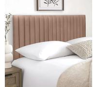 HB-1 Tête de lit pour lit - Authar - Tête de lit de 61 cm - Tête de lit pour divan, chambre à coucher et mobilier d'hôtel, tête de lit élégante en peluche douce (lilas, 91 cm simple)
