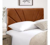HB-1 Tête de lit pour lit - Tête de lit papillon de 61 cm - Tête de lit pour divan, chambre à coucher et mobilier d'hôtel, tête de lit élégante en peluche douce (peluche brûlée, 91 cm simple)