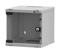 HB-DIGITAL Armoire réseau 10 Pouces 6U à Montage Mural avec Porte en Verre - Boîtier Mural avec Serrure de Porte pour routeurs d'ordinateurs - Capacité de Charge 30 kg Robuste - Profondeur