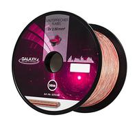 HB-Digital câble de Haut-Parleur 2 x 2,5mm² x 50m CCA conducteur Interne Galaxy PVC- diélectrique (Transparent) Speaker Cable