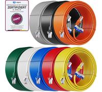 Hb Digital Câble Réseau Lan Câble Cabel Câble Rallonge Rawcable Rj45 Fiche Cat7 Cuivre Profi S-Ftp Pimf Sans Halogène Rohs-Compliant Cat.7 Câble Réseau Ethernet Rj45 Cat7 4 X 2 X A[CAB9166396]