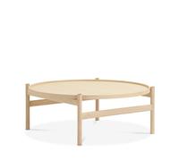 HB Table Basse Bois D'érable Huilé Blanc