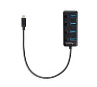 Startech.com hub usb 3.0 type-c à 4 ports avec interrupteurs marche/ar