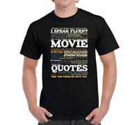HB3rd2efd I Speak Fluent Movie Quotes Funny Cool Parody Fan T Shirt