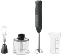 Hb4-1-6Gg Mixeur Plongeant Avec Accessoires,Puissance 600 W,10 Vitesses,Fonction Turbo,Mini Hachoir,Bras Batteur,Verre Gradué 0,6 L,Gobelet Lavable Au Lave-Vaisselle,Sans Bpa,Noir