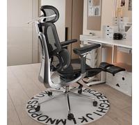 Hbada E3 Pro Chaise de Bureau Ergonomique Fauteuil de Bureau - Soutien Lombaire Dynamique 3 Zones, Appui-Tête 4D Réglable, Accoudoirs 6D Réglables, Pivotant avec Repose-Pieds, Noir