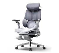 Hbada E3 Pro Édition 2026 Fauteuil de Bureau Ergonomique, Support Lombaire Dynamique 3 Zones, Accoudoirs 720°, Certifié IGR/BIFMA, Idéal Mal de Dos & Télétravail (Blanc, avec Repose-Pieds)