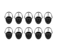 Hbaebdoo 10-Pack D'Ancrages D'Arrimage en MéTal Boucle D'Anneau en D pour Jimny JB64 JB74W 2019 2020 2021 Coffre