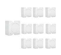 Hbaebdoo 10 PièCes SéRies Blanc Tiroir Serrure Serrure de Porte - SéCurité Verrouillage Enfant, Loquet Attrape Tout- Enfant Armoire RéFrigéRateur Serrures