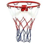 Hbaebdoo Cerceau de Basket-Ball de 32 Cm de Jante en MéTal Panier Suspendu la Jante Murale de Basket-Ball avec Vis de Plein IntéRieur