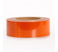HBALDTEDC Ruban de signalisation de danger, Ruban réfléchissant 2/4 po 82 pi Multicolore(Red)