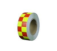 HBALDTEDC Ruban de signalisation de danger, Ruban réfléchissant 2 pouces x 82 pieds imperméable haute visibilité multicolore(J)