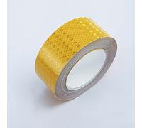 HBALDTEDC Ruban de signalisation de danger, Ruban réfléchissant multicolore de 5 cm x 20 m for remorques, voitures et camions(Light Yellow)