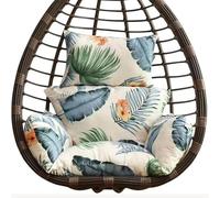 HBALDTEDC Swing Chair Egg Chair Cushion, Coussins épais for hamac Suspendu avec appuie-tête, for Chaise d'intérieur/extérieur(C)