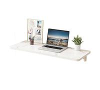 HBALDTEDC Table Pliante Suspendue au Mur， Bureau Mural Rabattable for Petits espaces, Forte capacité de Charge, Multiple, Gain de Place(80 * 40cm)