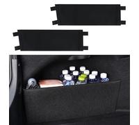 HBANMK 2pièces Organiseur Latéral de Coffre pour Toyota bZ4X, Rangement Voiture, Panneau de Rangement Robuste, Facile à Installer, Maximise l’Espace de Stockage