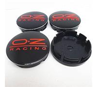 HBANMK 4 Pièces Cache Moyeux pour OZ Racing 56mm, Capuchons de Moyeu de Roue Voiture, Couvercle de Moyeu Central de Jante Étanche Anti-poussière Cache-moyeux,H