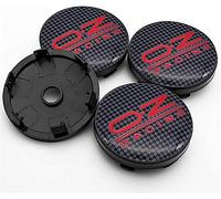 HBANMK 4 Pièces Cache Moyeux pour OZ Racing 60mm, Capuchons de Moyeu de Roue Voiture, Couvercle de Moyeu Central de Jante Étanche Anti-poussière Cache-moyeux,B