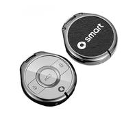 HBANMK Coque de Clé de Voiture pour Smart #1#3 Pro+, Housse de Protection des Clés de Voiture, Etui Cles Étui Clés, Couvre Clef Cache Cle Voiture Telécommande,A Black-1