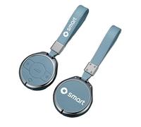 HBANMK Coque de Clé de Voiture pour Smart #1 Pro, Housse de Protection des Clés de Voiture, Etui Cles Étui Clés, Couvre Clef Cache Cle Voiture Telécommande,A Blue