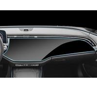 HBANMK Film de Protection d'Écran de Navigation pour Mercedes Benz E Class 2024 2025 (High Configuration), Protection d'écran en Verre Trempé Anti-Rayures, Film en Verre pour écran Tactile Voiture
