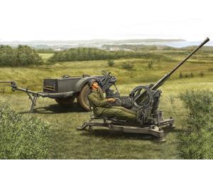 (HBB80148) - Hobbyboss 1:35 2cm Flak 38 Late Version / Sd. Ah 51