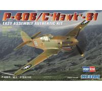 HobbyBoss Maquette P-40B/C Hawk 1:72 – 81