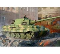 HobbyBoss Maquette de char Pz.kpfw.VI SD.kfz.182 Tiger II (Henschel 105 mm) 1/35 Promo