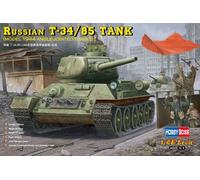 HobbyBoss Maquette de char T-34/85 (1944) 1:48 Tourelle angulaire articulée HBB84809