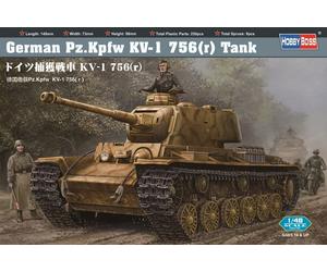 (HBB84818) - Hobbyboss 1:48 - German Pz.Kpfw KV-1 756(r) tank