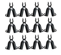 Hbbgdiy 12pcs Clips de Plante en Plastique réglables de Type A pour 11 mm enjeux, Anneaux Soutien aux tomates Jardin et Pinces d'entraînement en Vigne pour la Maison, la Serre, Le Patio et Les lit