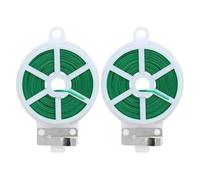 Hbbgdiy Attache pour Plantes de Jardin 2 pièces, Attaches torsadées de Jardin pour Plantes Souples, Support avec Coupe pour grimpantes 100m