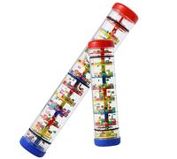Hbbgdiy Bâtons de Pluie pour Enfants Paquet de 2 Jouets Développement Sensoriel Rainmaker Instrument Musique pour Tout-Petits Formation Auditive Bébé pour l'éducation Précoce Jeu Rythme