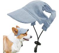 Hbbgdiy Chapeau de Soleil de Chien, Casquette Baseball pour Chiens réglable avec Trous d'oreille, Fournitures pour Animaux Compagnie pour Pique-Nique extérieur, Voyager, Marcher, Faire la randonnée