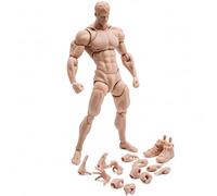 Hbbgdiy Corps de Figurine d'action mus Super articulée Masculine à l'échelle 1/12, Flexible de 6 Pouces avec Accessoires complets pour collectionneurs, Figurines personnalisées, Peau Blanche