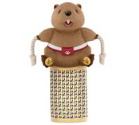 Hbbgdiy de Lutte pour Chat, marionnette de Lutte Interactive avec Rembourrage épais, Jouet en Peluche pour Chat avec Cloche et Teaser pour l'entraînement Physique, soulagement l'ennui, Jeu sûr p