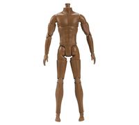 Hbbgdiy Figurine mus Masculine Mobile Multi-articulée à l'échelle 1/6 pour Affichage de poupée personnalisée, Collection de modèles Photographie, Marron