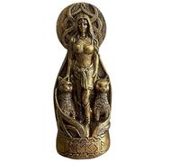 Hbbgdiy Hecate Statue 3, 4x8, 5 Pouces Déesse de résine Hékate Figurine pour l'autel de Sorcellerie, Sculpture spirituelle pour Les rituels Magiques et la décoration Bureau