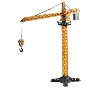 Hbbgdiy Jouet de Construction en Alliage de Grue, Ensemble Jeu Construction 16x15x2 Pouces, Jouet Grue Simulation réaliste, Jouets éducatifs pour Tout-Petits garçons et enfan