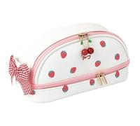 Hbbgdiy Kawaii Crayon Crayon capacité Mignonne Pochette à Fermeture éclair avec poignée Arc Box étanche pour pute pour Les Fournitures Scolaires de Bureau