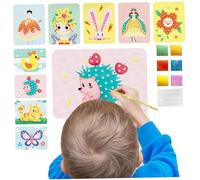 Hbbgdiy Kids Poke Art DIY 661PCS/Set Peinture Poke Peinte à la Main Enfance Rêve Infini 3D DIY Dessin Animé Conte de Fées Art Artisanat pour Enfant Cadeau Royaume de Conte Fées.