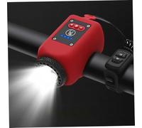 Hbbgdiy Klaxon et éclairage de vélo 2 en 1, éclairage de vélo électrique étanche avec 4 Modes d', klaxon Puissant 110 DB avec 5 Modes sonores, Rechargeable par USB